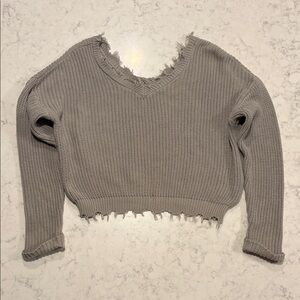 Jessica Simpson Sage Frayed Hem Sweater